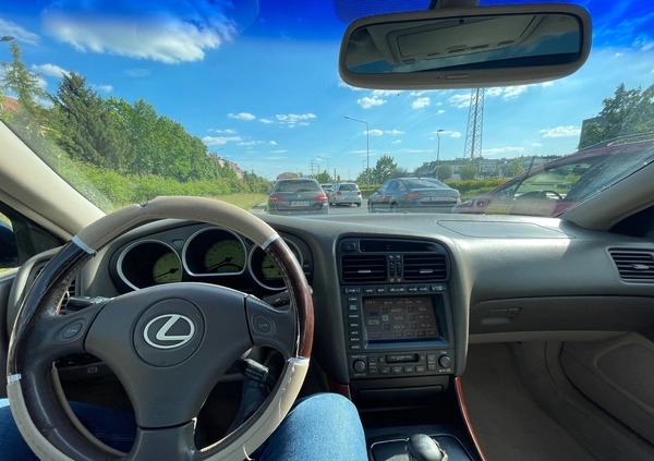 Lexus GS cena 26000 przebieg: 349335, rok produkcji 2001 z Wrocław małe 596
